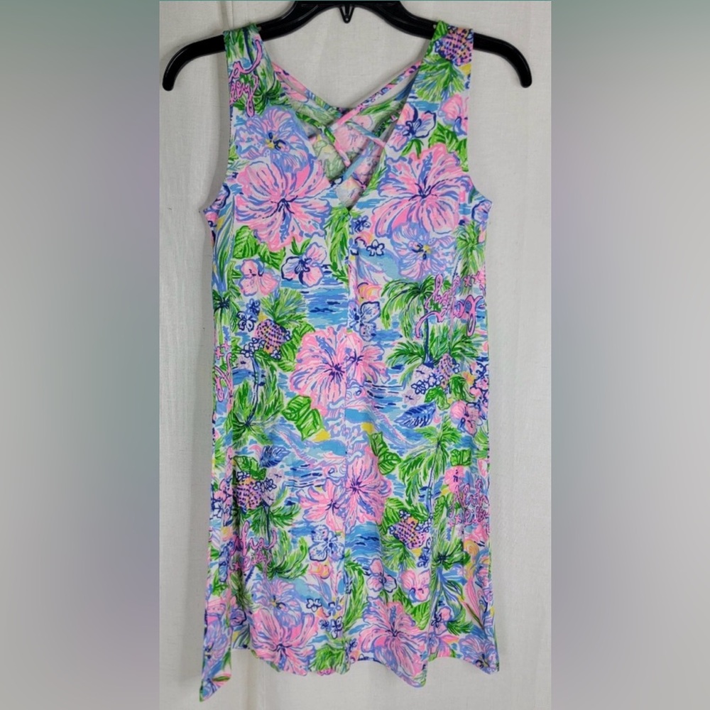 Lilly Pulitzer Vibrant Floral Mini Dress - Picture 5 of 7